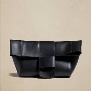 Banana Republic Oversized Leather Clutch